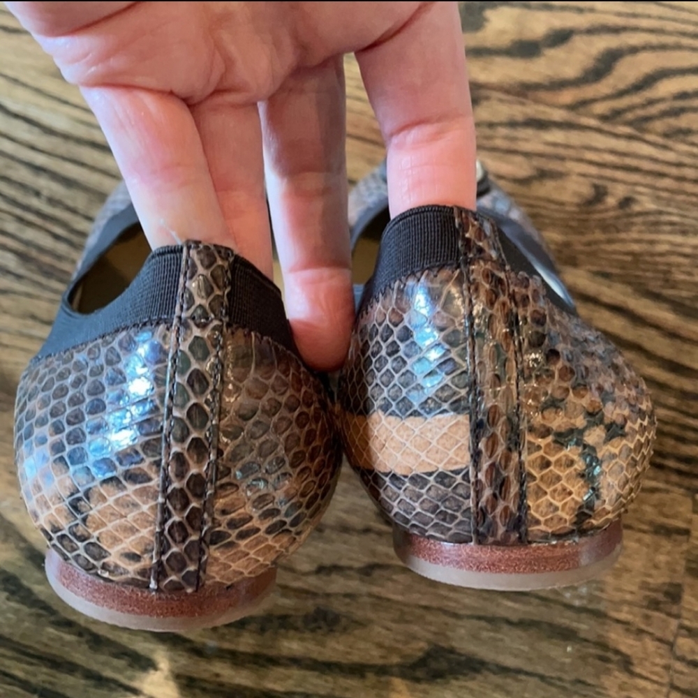 Tory Burch Snakeskin Flats - Picture 7 of 7
